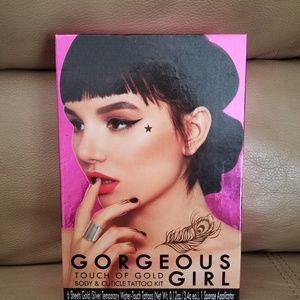 Gorgeous Girl Touch of Gold Tempory Tattoos